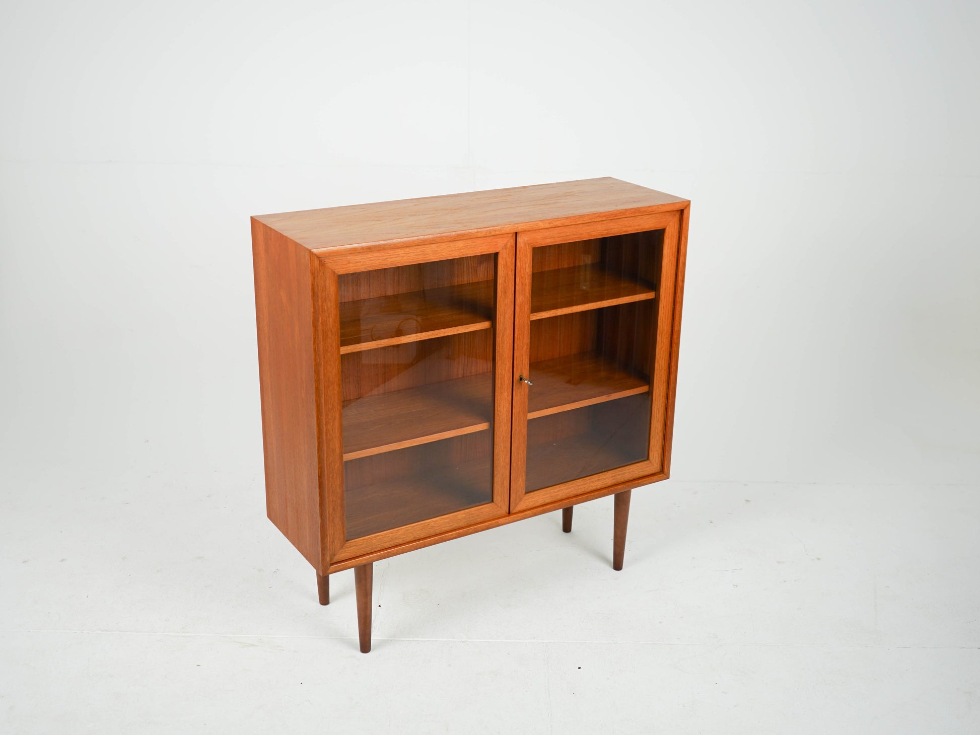 Vintage Teak Vitrine