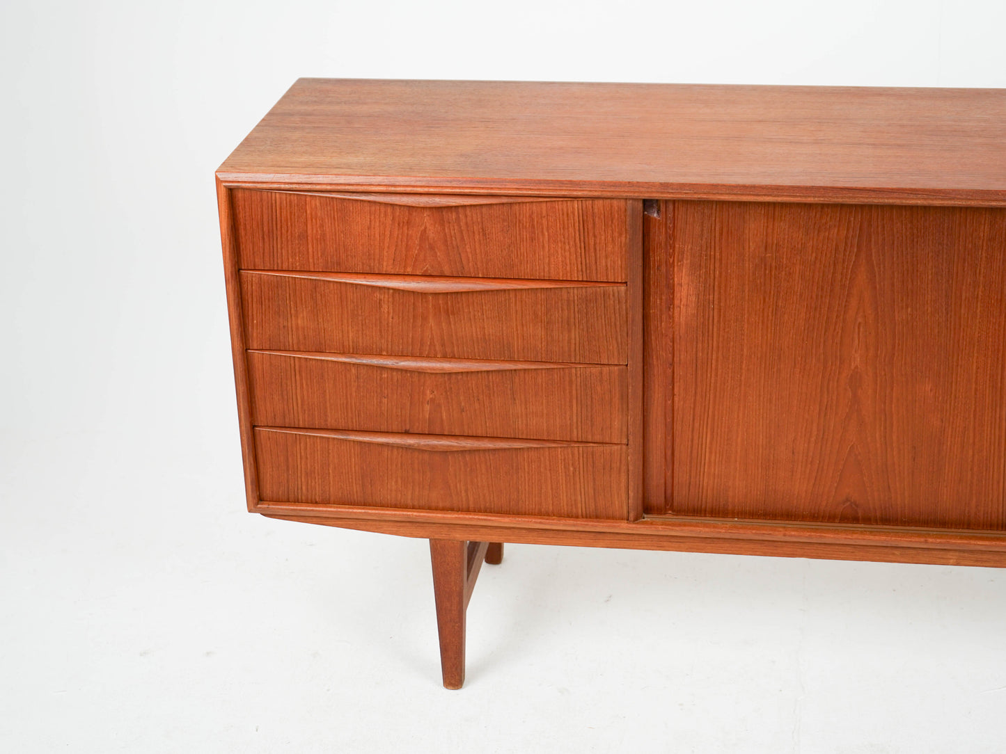 Vintage Teak Sideboard von Erling W. Bach