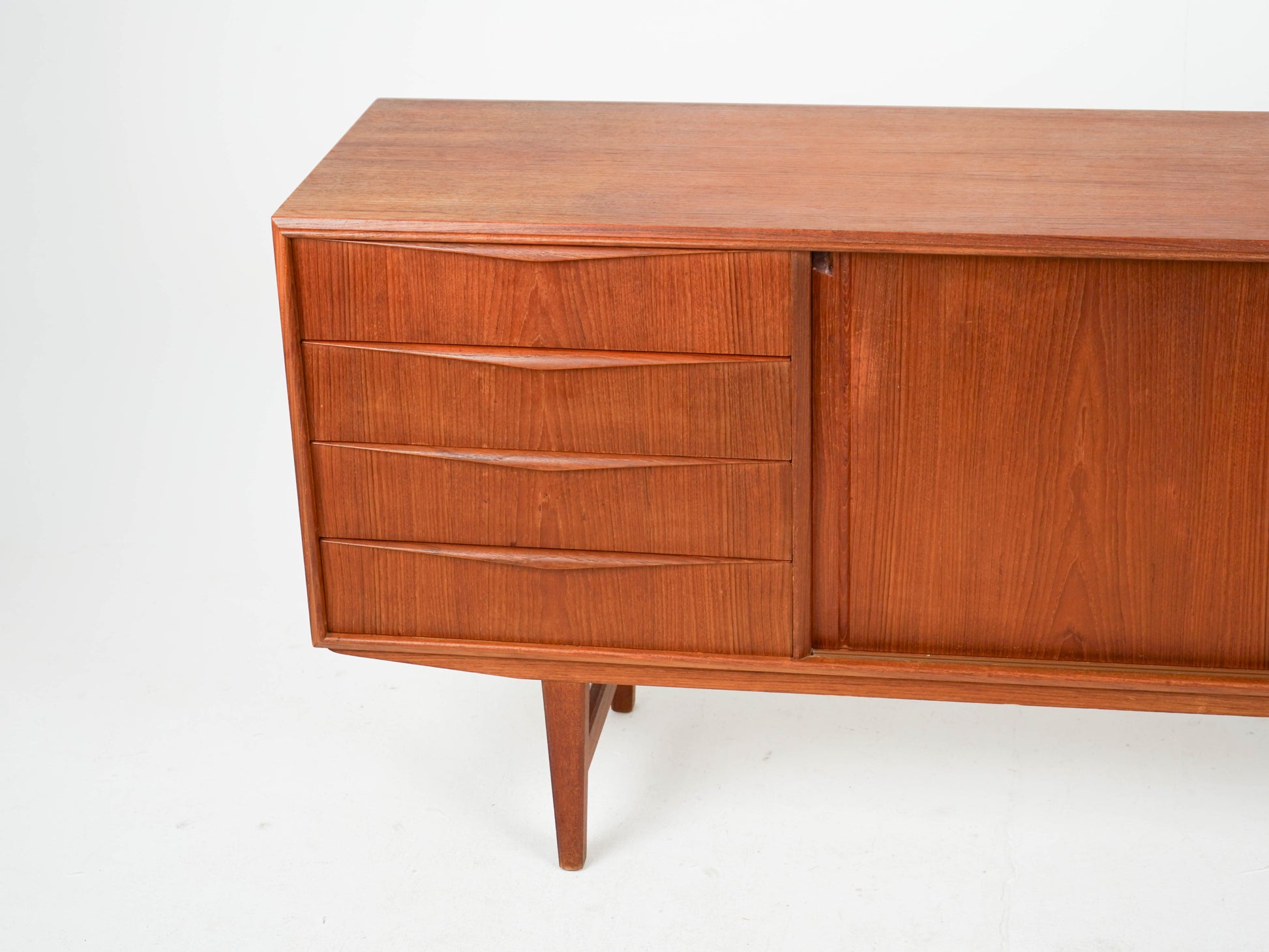 Vintage Teak Sideboard von Erling W. Bach