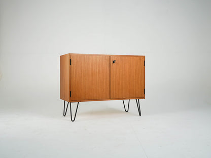 Vintage Teak Sideboard mit Bar, Mid-Century Modern