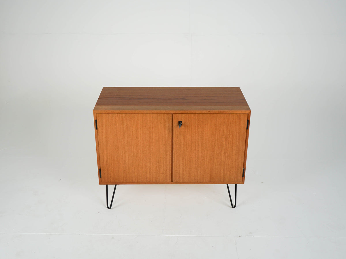 Vintage Teak Sideboard mit Bar, Mid-Century Modern