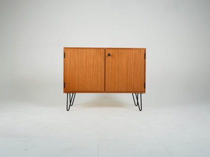 Vintage Teak Sideboard mit Bar, Mid-Century Modern