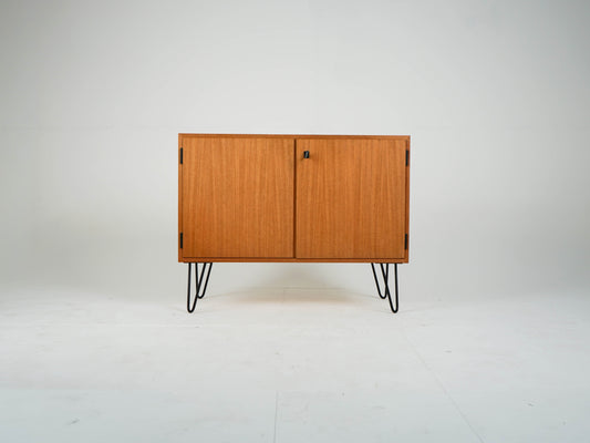 Vintage Teak Sideboard mit Bar, Mid-Century Modern