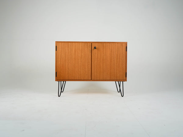 Vintage Teak Sideboard mit Bar, Mid-Century Modern