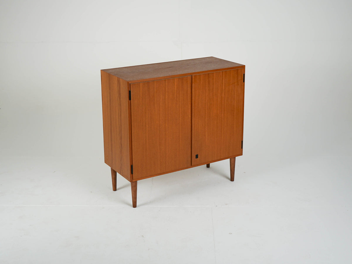Vintage Sideboard aus Teak mit Bar, Mid-Century Modern