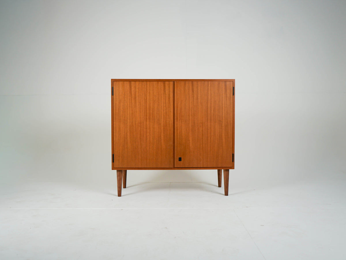 Vintage Sideboard aus Teak mit Bar, Mid-Century Modern