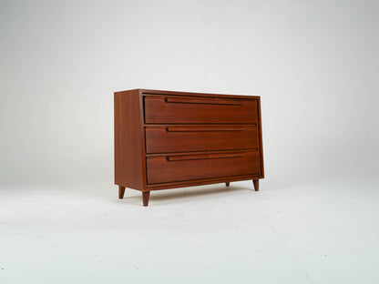 Vintage Schuhschrank aus Teak, Mid-Century