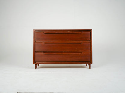 Vintage Schuhschrank aus Teak, Mid-Century