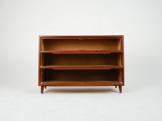 Vintage Schuhschrank aus Teak, Mid-Century