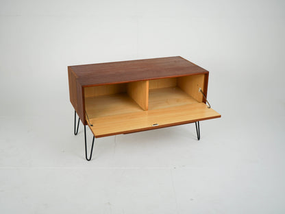 Vintage Teak Sideboard mit Bar, Mid-Century
