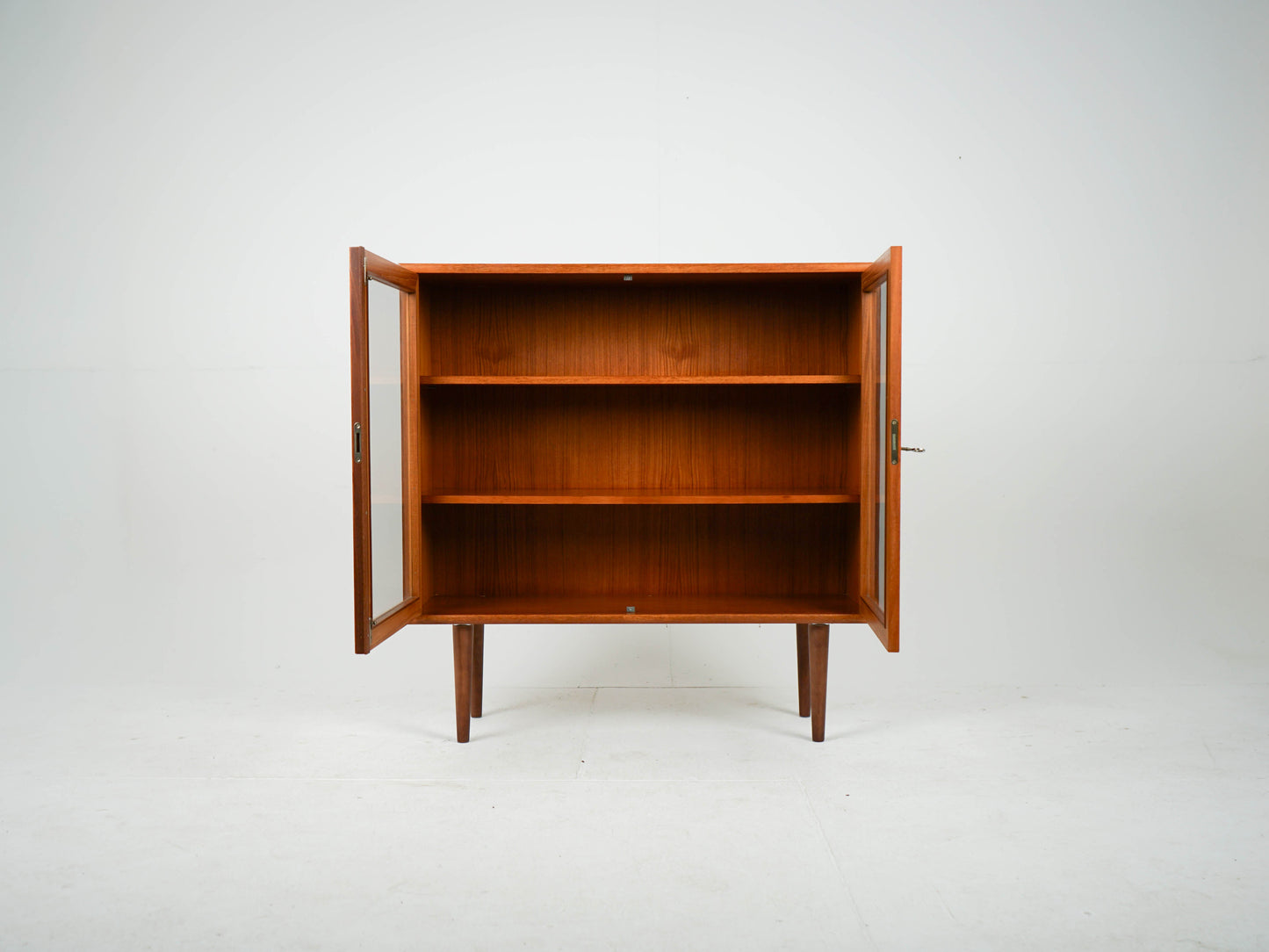 Vintage Teak Vitrine