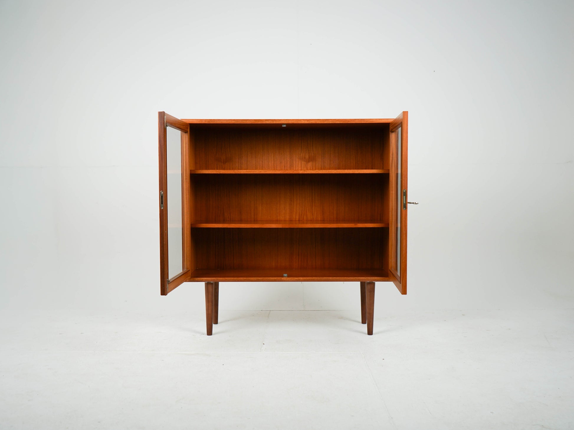 Vintage Teak Vitrine