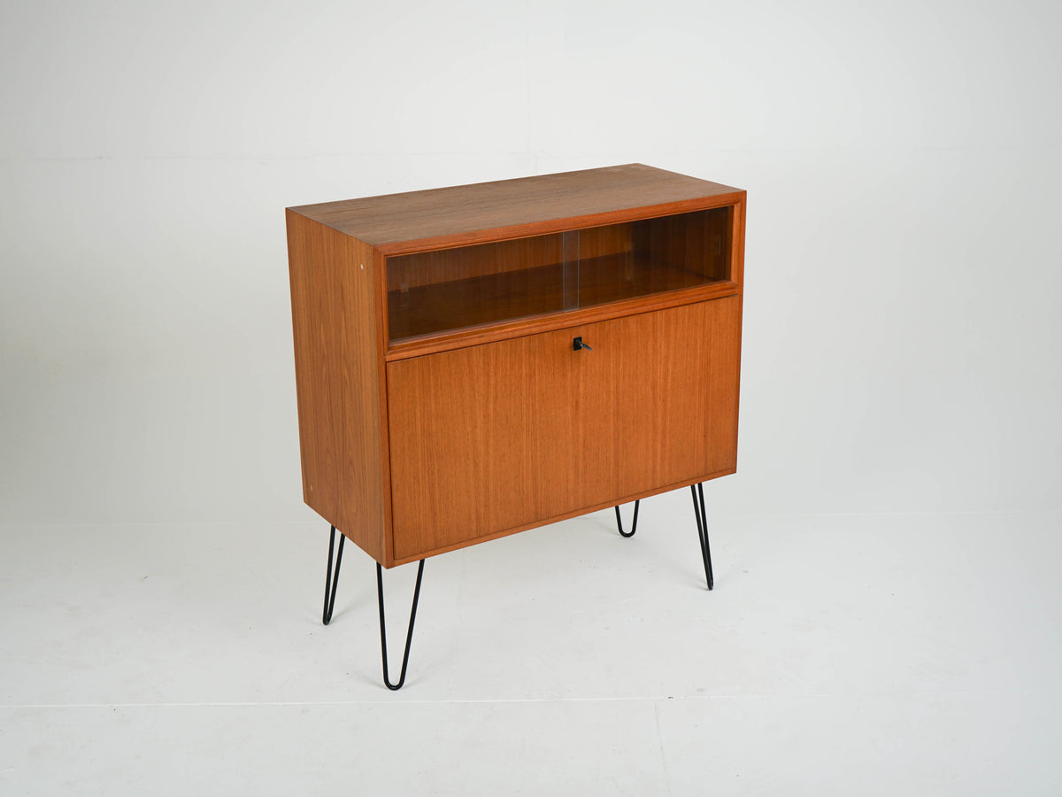Vintage Vitrine Teakholz Mid-Century