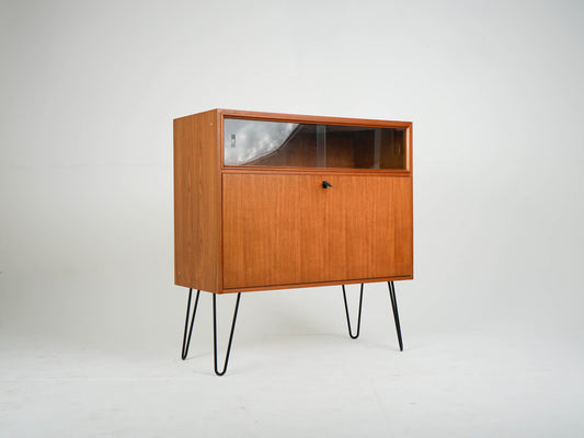 Vintage Vitrine Teakholz Mid-Century