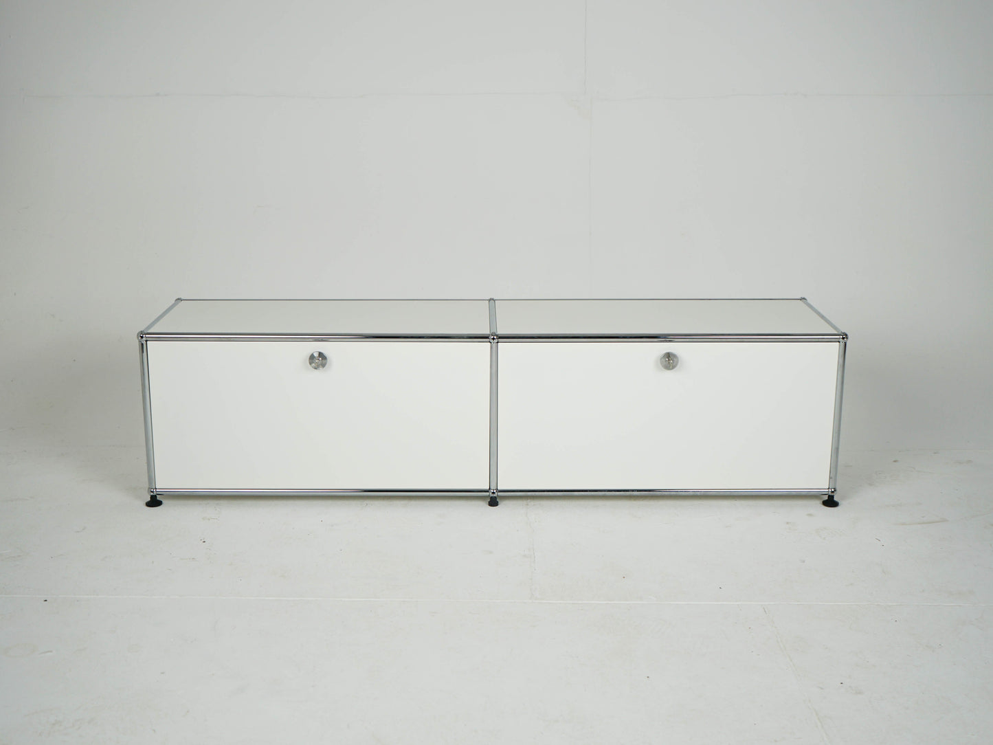 Vintage Sideboard USM Haller Reinweiß für USM Haller