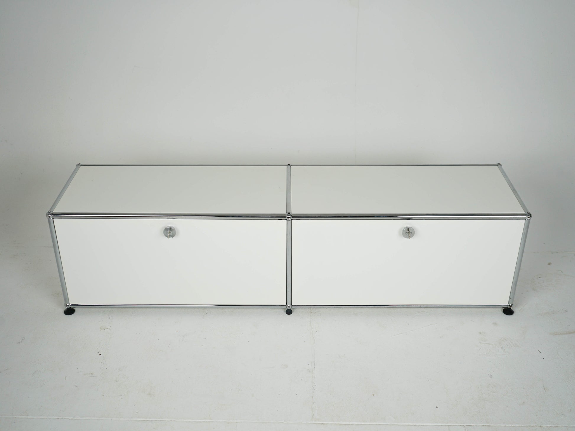 Vintage Sideboard USM Haller Reinweiß für USM Haller