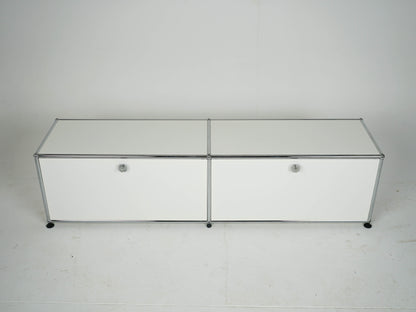 Vintage Sideboard USM Haller Reinweiß für USM Haller