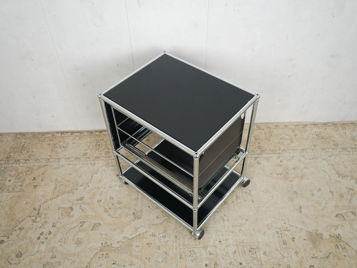 USM Haller mobile pedestal graphite black RAL 9011