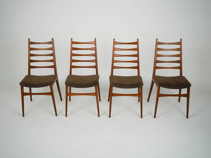 Vintage Stuhl Set von 4 Esszimmerstuhl Mid Century Retro