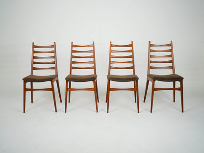 Vintage Stuhl Set von 4 Esszimmerstuhl Mid Century Retro