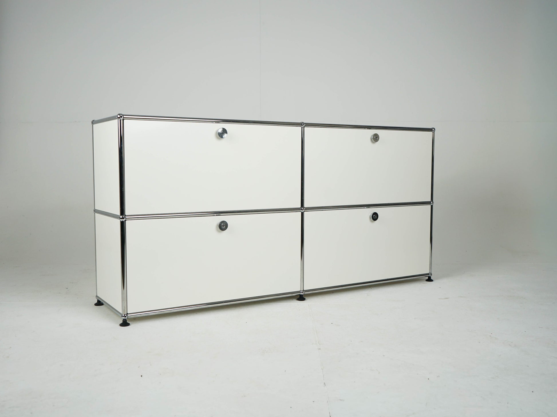 Vintage Kommode USM Haller Reinweiß RAL 9010