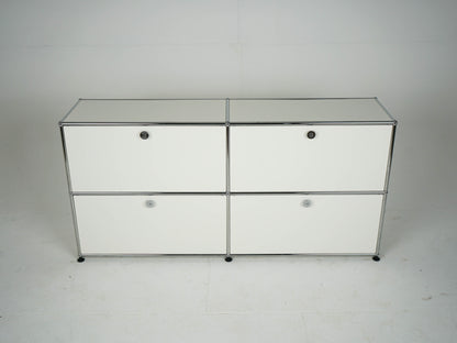 Vintage Kommode USM Haller Reinweiß RAL 9010