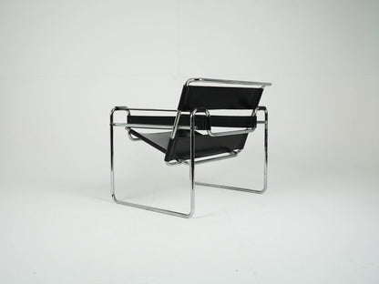 Vintage Sessel "Wassily Chair B3" von Marcel Breuer für Gavina