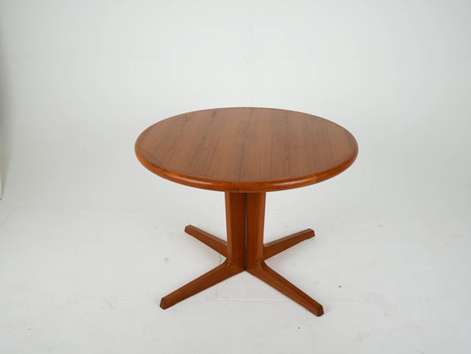 Vintage Esstisch Teak ausziehbar rund
