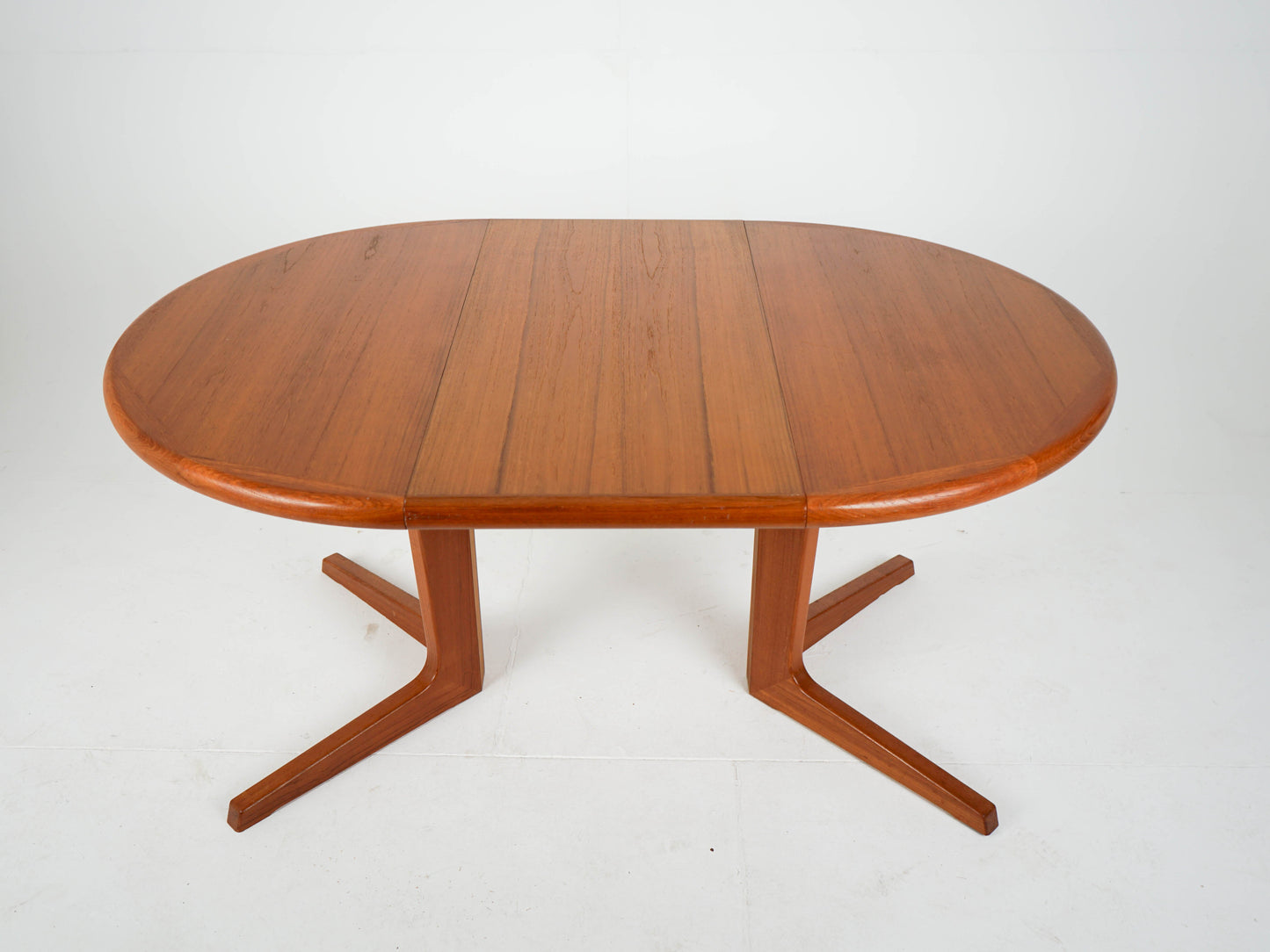 Vintage Esstisch Teak ausziehbar rund