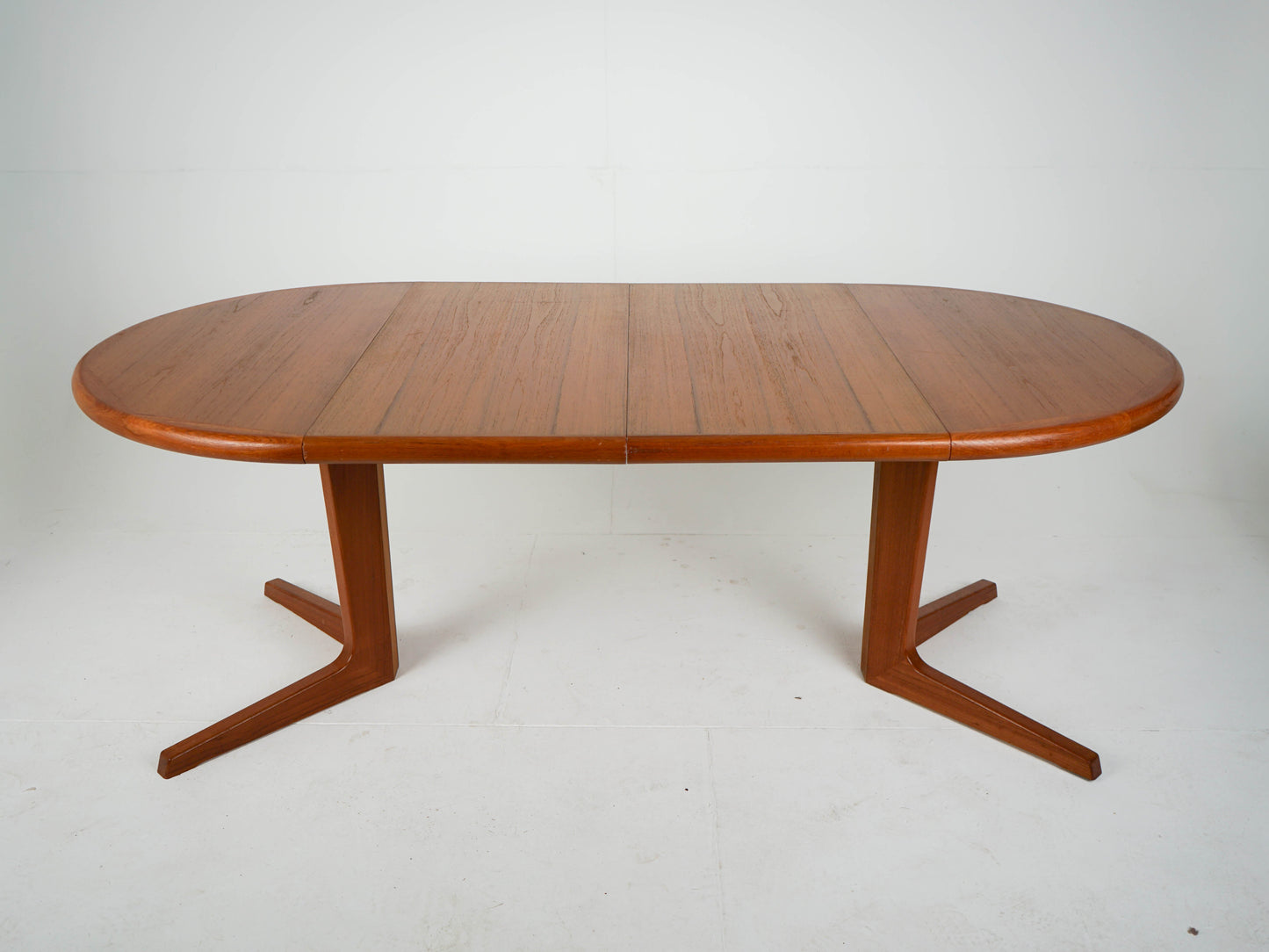 Vintage Esstisch Teak ausziehbar rund