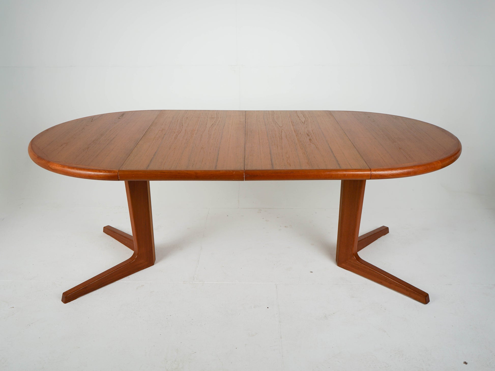Vintage Esstisch Teak ausziehbar rund