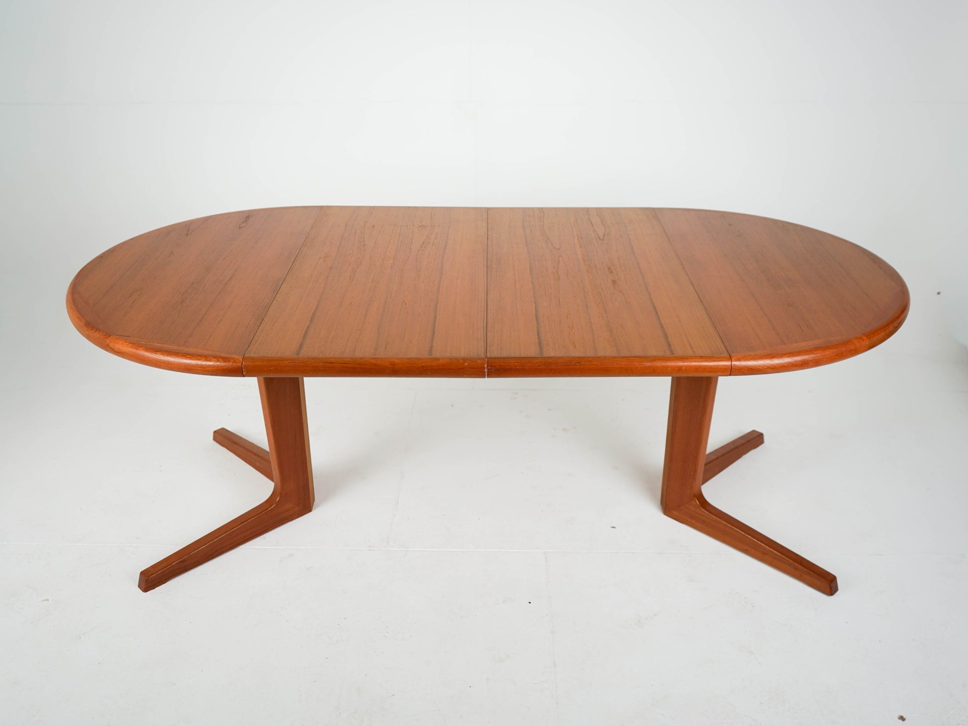 Vintage Esstisch Teak ausziehbar rund
