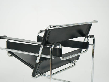Vintage Sessel "Wassily Chair B3" von Marcel Breuer für Gavina