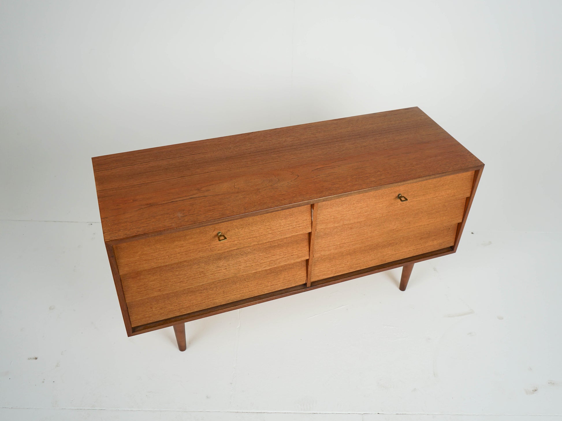 Vintage Kommode Sideboard Dänisch Teakholz, 6 Schubladen
