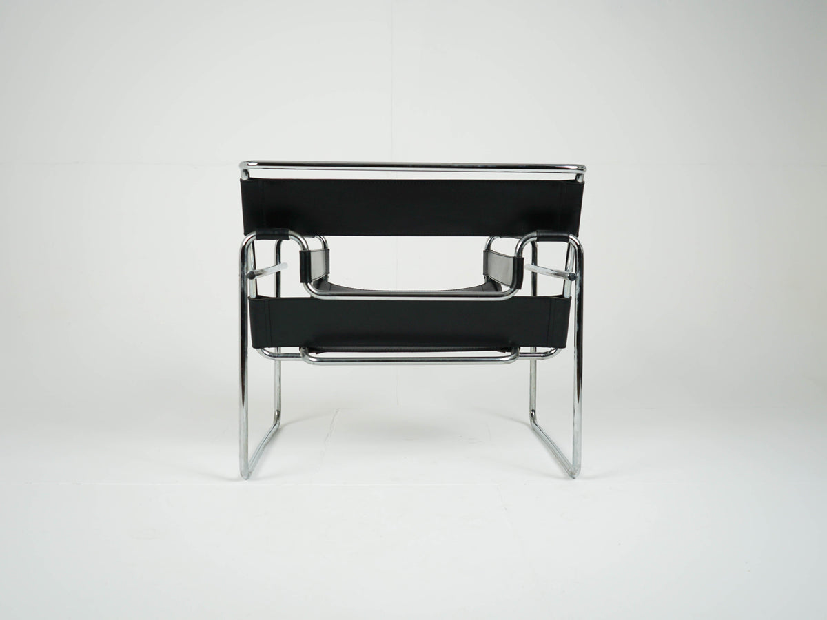 Vintage Sessel "Wassily Chair B3" von Marcel Breuer für Gavina