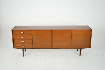 Vintage Sideboard Vinyl-Schrank mit Schublade und Schranktür