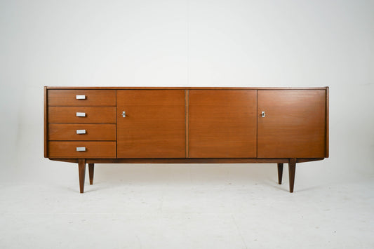Vintage Sideboard Vinyl-Schrank mit Schublade und Schranktür