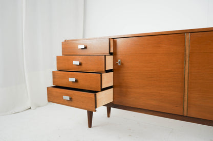 Vintage Sideboard Vinyl-Schrank mit Schublade und Schranktür