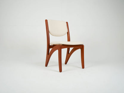 Vintage Esszimmerstuhl Teak Beige, Mid-Century Modern