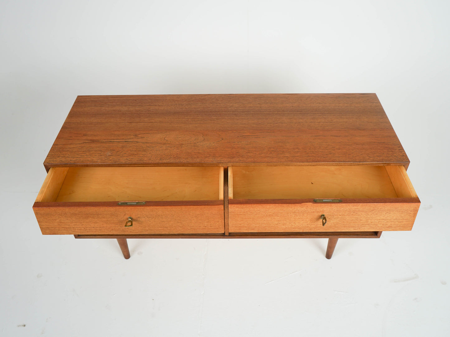 Vintage Kommode Sideboard Dänisch Teakholz, 6 Schubladen