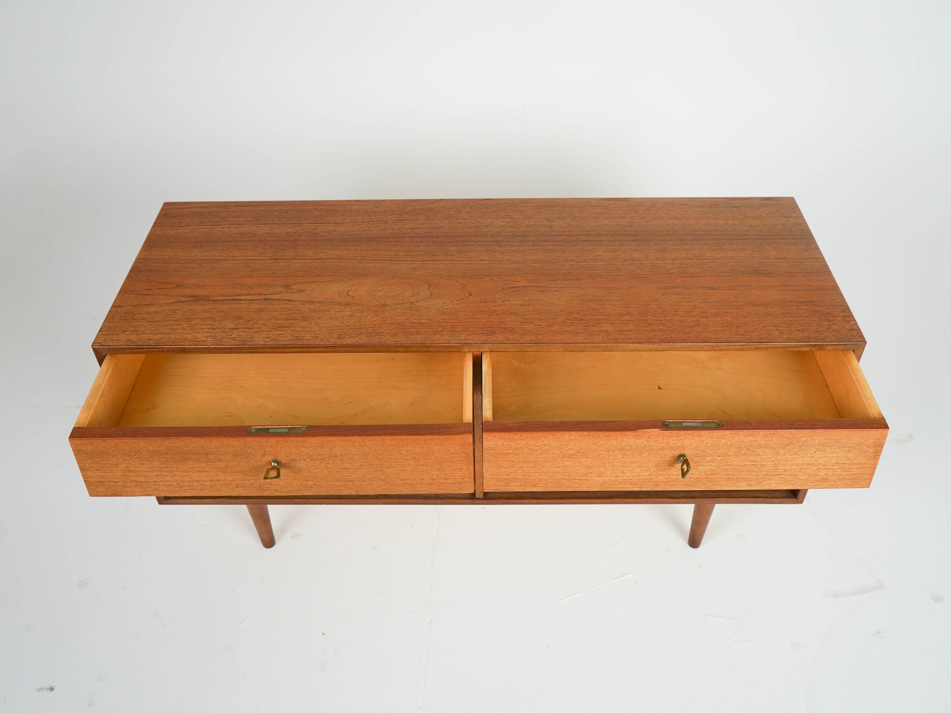 Vintage Kommode Sideboard Dänisch Teakholz, 6 Schubladen