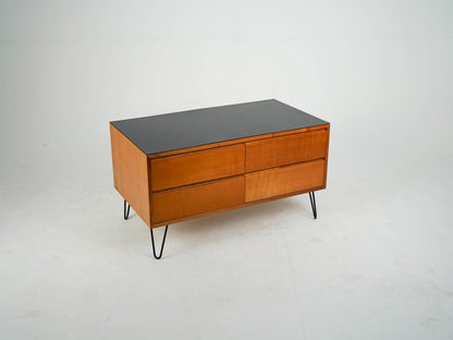 Vintage Kommode Sideboard Ahornholz Hairpin-Beine Dänemark