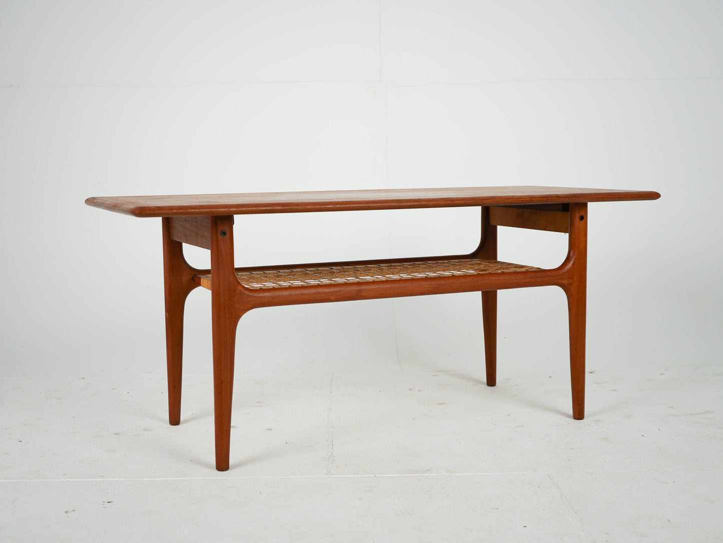 Vintage Couchtisch von Trioh Møbler für Trioh Møbler Teakholz warmes Braun
