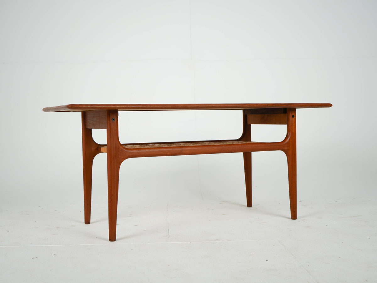Vintage Couchtisch von Trioh Møbler für Trioh Møbler Teakholz warmes Braun