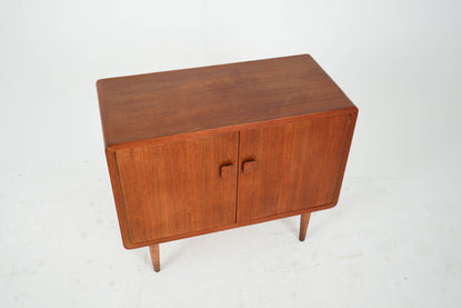 Vintage Teak Sideboard Schrank Anrichte Vinyl TV-Schrank