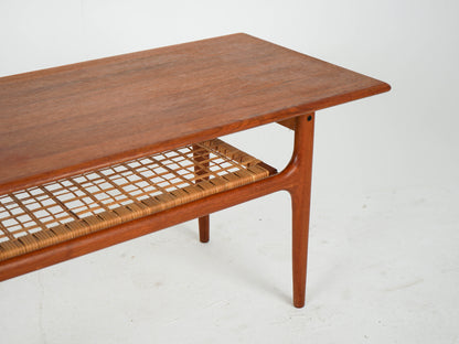 Vintage Couchtisch von Trioh Møbler für Trioh Møbler Teakholz warmes Braun