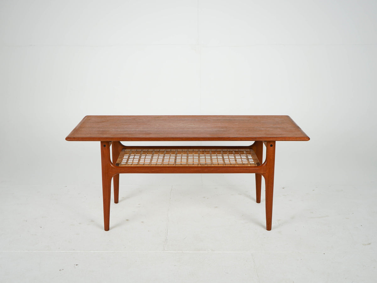 Vintage Couchtisch von Trioh Møbler für Trioh Møbler Teakholz warmes Braun