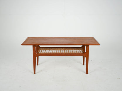 Vintage Couchtisch von Trioh Møbler für Trioh Møbler Teakholz warmes Braun