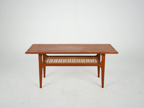 Vintage Couchtisch von Trioh Møbler für Trioh Møbler Teakholz warmes Braun