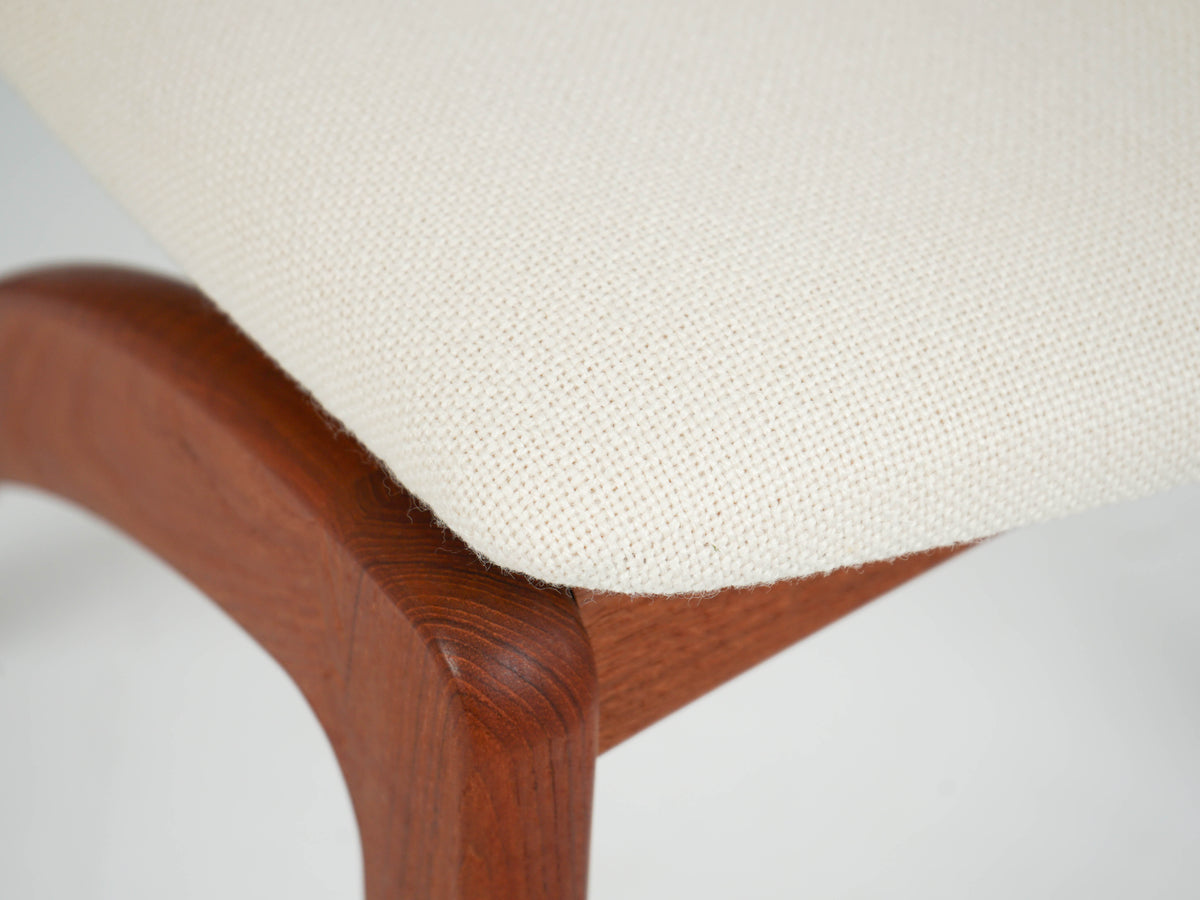 Vintage Esszimmerstuhl Teak Beige, Mid-Century Modern